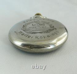 WATCH GERMAN WW2 WWII U-Boat U-995 5. Ft. Kriegsmarine Submarine DOXA Pocket Watch