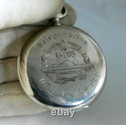WATCH GERMAN WW2 WWII U-Boat U-995 5. Ft. Kriegsmarine Submarine DOXA Pocket Watch