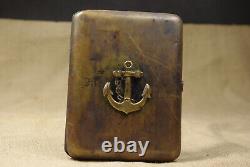 WW1 WW2 GERMAN OFFICER CIGARETTE CASE VERY RARE Kriegsmarine