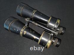 WW1 / WW2 German Kriegsmarine Leitz 12x60 NAVAL BINOCULARS DUAL ISSUE RARE
