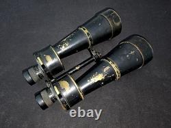 WW1 / WW2 German Kriegsmarine Leitz 12x60 NAVAL BINOCULARS DUAL ISSUE RARE