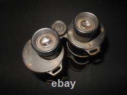 WW1 / WW2 German Kriegsmarine Leitz 12x60 NAVAL BINOCULARS DUAL ISSUE RARE