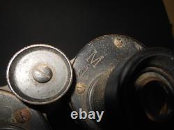 WW1 / WW2 German Kriegsmarine Leitz 12x60 NAVAL BINOCULARS DUAL ISSUE RARE