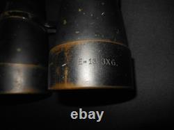 WW1 / WW2 German Kriegsmarine Leitz 12x60 NAVAL BINOCULARS DUAL ISSUE RARE