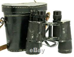 WW2 1944 German Binoculars 7x50 BLC Zeiss Kriegsmarine with marked case