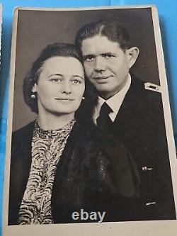 WW2 3 RPPC Photos German Kriegsmarine Sailor Wedding Sailor Groom & Bride