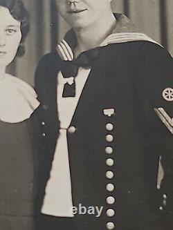 WW2 3 RPPC Photos German Kriegsmarine Sailor Wedding Sailor Groom & Bride