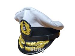 WW2 GERMAN Army Kriegsmarine U-Boat Admirals Visor Cap