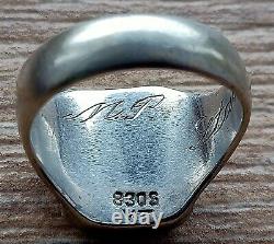 WW2 GERMAN Finger Ring, signet Original 1940 Norge Stavanger ring KRIEGSMARINE