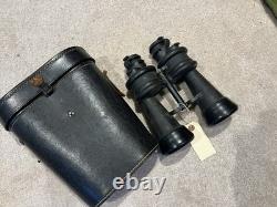 WW2 GERMAN KRIEGSMARINE 7x50 U-boat LEICA BEH ARMORED BINOCULARS With CASE
