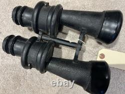 WW2 GERMAN KRIEGSMARINE 7x50 U-boat LEICA BEH ARMORED BINOCULARS With CASE