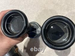 WW2 GERMAN KRIEGSMARINE 7x50 U-boat LEICA BEH ARMORED BINOCULARS With CASE