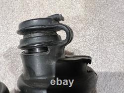 WW2 GERMAN KRIEGSMARINE 7x50 U-boat LEICA BEH ARMORED BINOCULARS With CASE