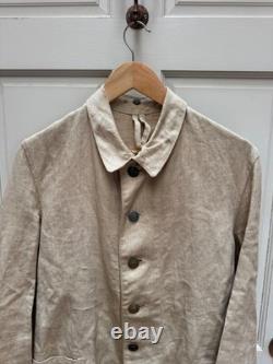 WW2 GERMAN Original KRIEGSMARINE Navy UBoat Submarine Linen Chore Jacket