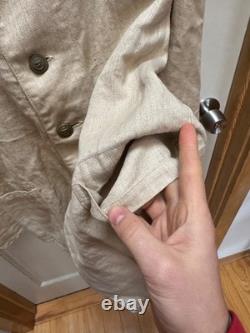WW2 GERMAN Original KRIEGSMARINE Navy UBoat Submarine Linen Chore Jacket