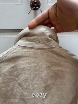 WW2 GERMAN Original KRIEGSMARINE Navy UBoat Submarine Linen Chore Jacket