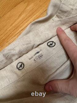 WW2 GERMAN Original KRIEGSMARINE Navy UBoat Submarine Linen Chore Jacket