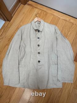 WW2 GERMAN Original KRIEGSMARINE Navy UBoat Submarine Linen Chore Jacket