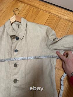 WW2 GERMAN Original KRIEGSMARINE Navy UBoat Submarine Linen Chore Jacket