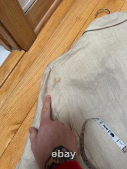 WW2 GERMAN Original KRIEGSMARINE Navy UBoat Submarine Linen Chore Jacket