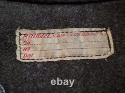 WW2 GERMAN Original KRIEGSMARINE Navy UBoat Submarine Named Black Leather Jacket