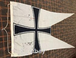 WW2 German Admiral Navy Kriegsmarine Commodore Flag Banner 1.0x2.5 Naval Pennant