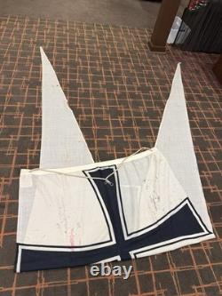 WW2 German Admiral Navy Kriegsmarine Commodore Flag Banner 1.0x2.5 Naval Pennant