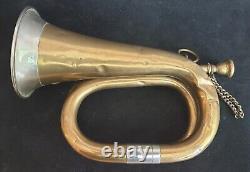 WW2 German Army Signalhorn by AK Huttl as Carried by Company Buglers 1933-1945