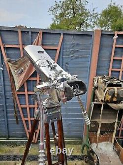 WW2 German Carl Zeiss BLC Kriegsmarine 12 x 60 Flak Binocular On A Wooden Tripod