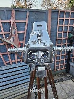 WW2 German Carl Zeiss BLC Kriegsmarine 12 x 60 Flak Binoculars wooden Tripod