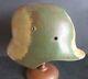 WW2 German'D-Day' era Marineartillerie Camo Helmet Shell from Longues-Sur-Mer