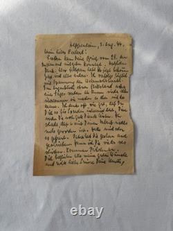 WW2 German Feldpost Letters Kriegsmarine, Libau Latvia 1944, Eastern Front