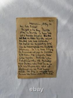 WW2 German Feldpost Letters Kriegsmarine, Libau Latvia 1944, Eastern Front