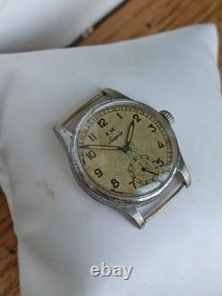 WW2 German K. M. Kriegsmarine Siegerin Military Navy Wristwatch Running