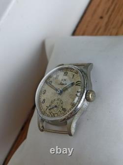 WW2 German K. M. Kriegsmarine Siegerin Military Navy Wristwatch Running
