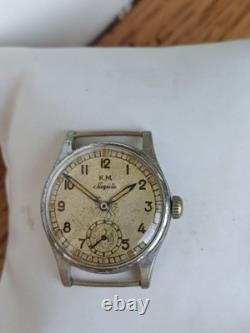 WW2 German K. M. Kriegsmarine Siegerin Military Navy Wristwatch Running