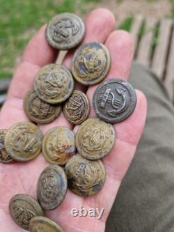 WW2 German KRIEGSMARINE SOLDIER BUTTONS Set Of 1600+ Pcs