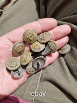 WW2 German KRIEGSMARINE SOLDIER BUTTONS Set Of 1600+ Pcs
