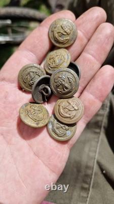 WW2 German KRIEGSMARINE SOLDIER BUTTONS Set Of 1600+ Pcs