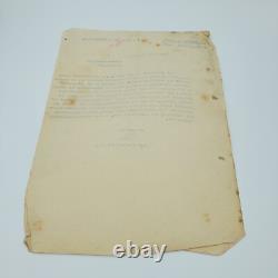 WW2 German Kriegsmarine 1936 Kiel II Admiral Ostsee Reserve Officer Letter Naval