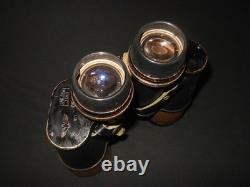 WW2 German Kriegsmarine 7x50 CARL ZEISS FLAK ARTILLERY BINOCULARS GAS MASK