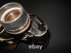 WW2 German Kriegsmarine 7x50 CARL ZEISS FLAK ARTILLERY BINOCULARS GAS MASK