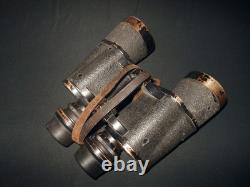 WW2 German Kriegsmarine 7x50 CARL ZEISS GAS MASK BINOCULARS #2 VERY NICE