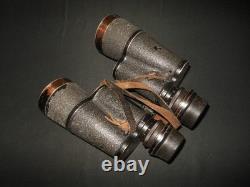 WW2 German Kriegsmarine 7x50 CARL ZEISS GAS MASK BINOCULARS #2 VERY NICE