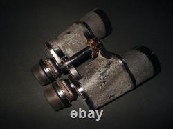 WW2 German Kriegsmarine 7x50 CARL ZEISS GAS MASK BINOCULARS VERY NICE