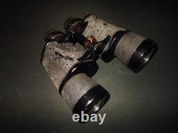 WW2 German Kriegsmarine 7x50 CARL ZEISS GAS MASK BINOCULARS VERY NICE