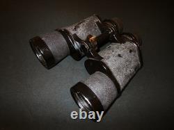 WW2 German Kriegsmarine 7x50 CARL ZEISS GAS MASK BINOCULARS VERY NICE