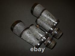 WW2 German Kriegsmarine 7x50 CARL ZEISS GAS MASK BINOCULARS VERY NICE