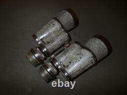 WW2 German Kriegsmarine 7x50 CARL ZEISS GAS MASK BINOCULARS VERY NICE