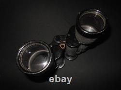 WW2 German Kriegsmarine 7x50 CARL ZEISS GAS MASK BINOCULARS VERY NICE
